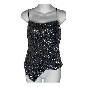 NWT Cache Sleeveless Beaded Tank Top Size Small